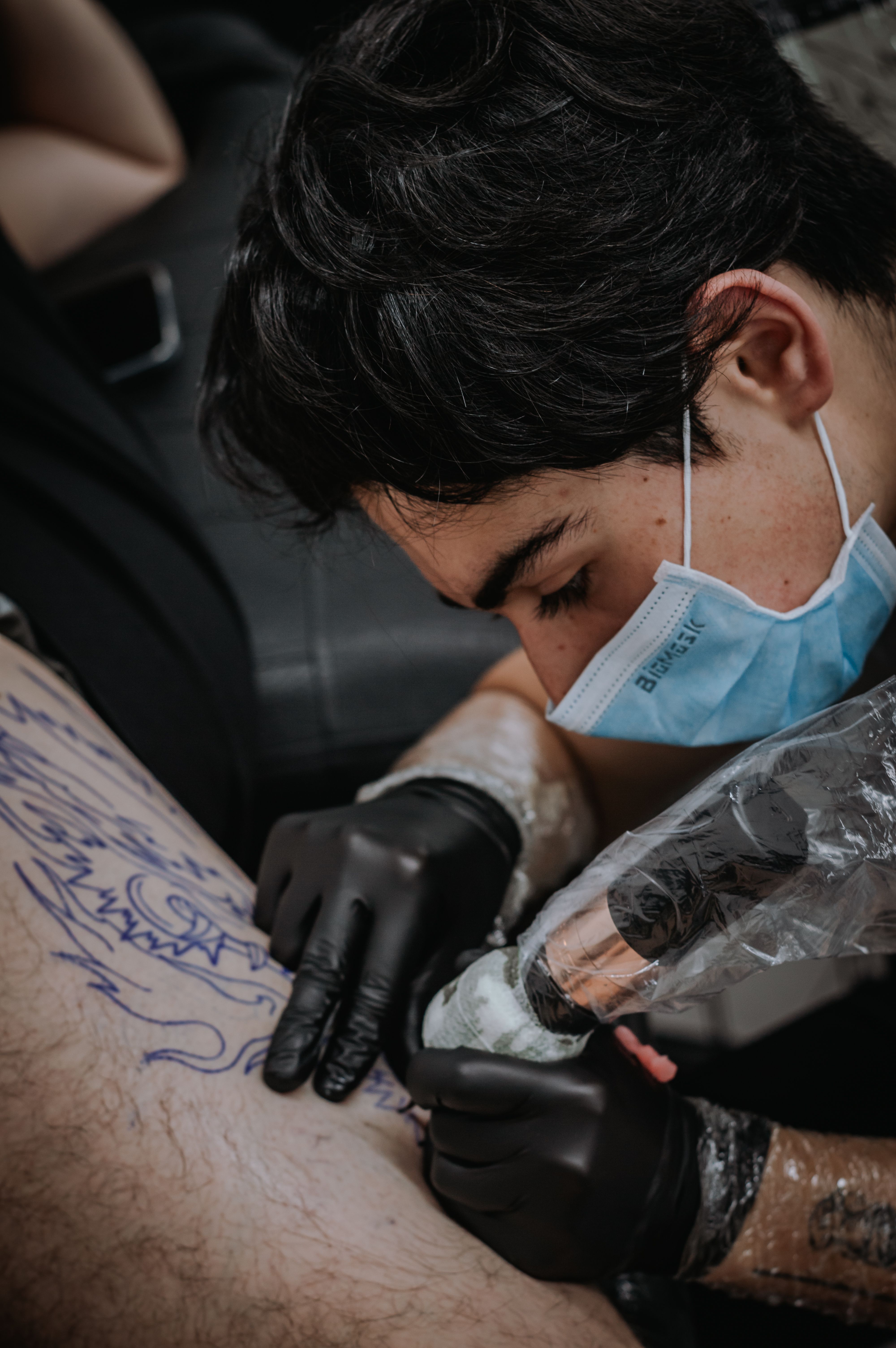 Detalle de diseño de tatuaje